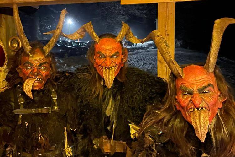 Seitenstettner Ursprungsteufeln | Hausbesuch Schihütte Hengstberg (NÖ) | 06.12.2023